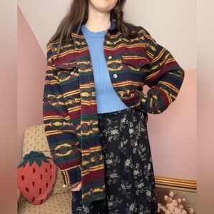 Vintage men’s wool blend shacket